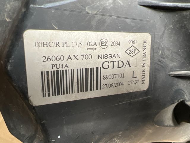 bontott NISSAN MICRA III Bal Fényszóró