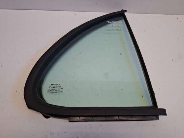 bontott NISSAN MICRA III Jobb hátsó Fixüveg (Ajtóban)