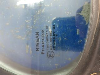 bontott NISSAN MICRA III Jobb hátsó Fixüveg (Ajtóban)