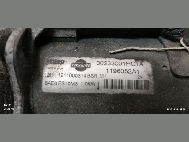 bontott NISSAN MICRA IV Önindító