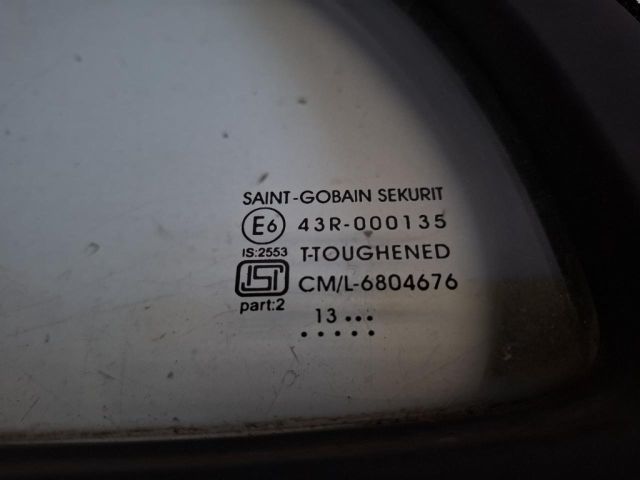 bontott NISSAN MICRA IV Bal hátsó Fixüveg (Ajtóban)