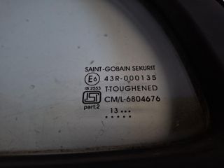 bontott NISSAN MICRA IV Bal hátsó Fixüveg (Ajtóban)