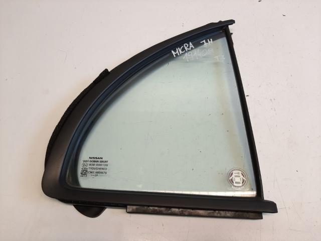 bontott NISSAN MICRA IV Jobb hátsó Fixüveg (Ajtóban)