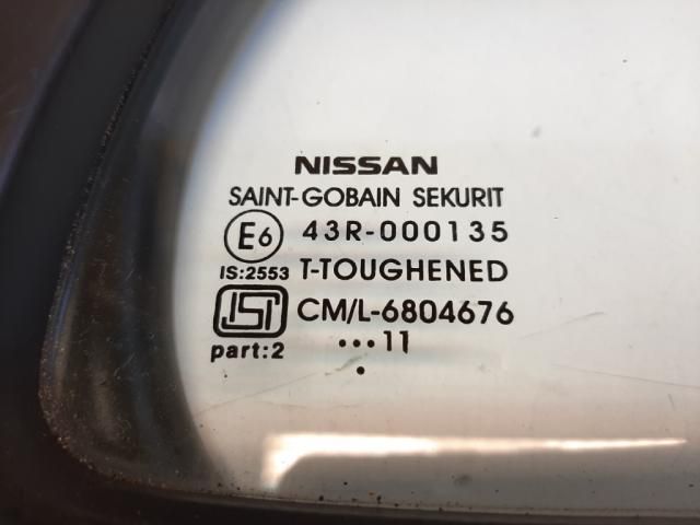 bontott NISSAN MICRA IV Jobb hátsó Fixüveg (Ajtóban)