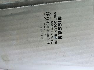 bontott NISSAN NAVARA Bal első Ablak