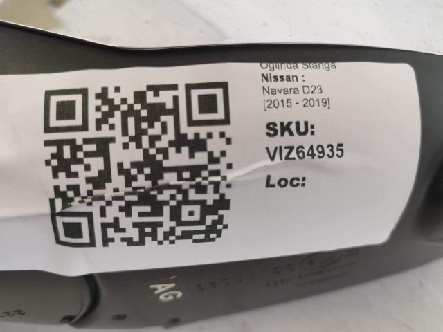 bontott NISSAN NAVARA Bal Visszapillantó Tükör (Elektromos)