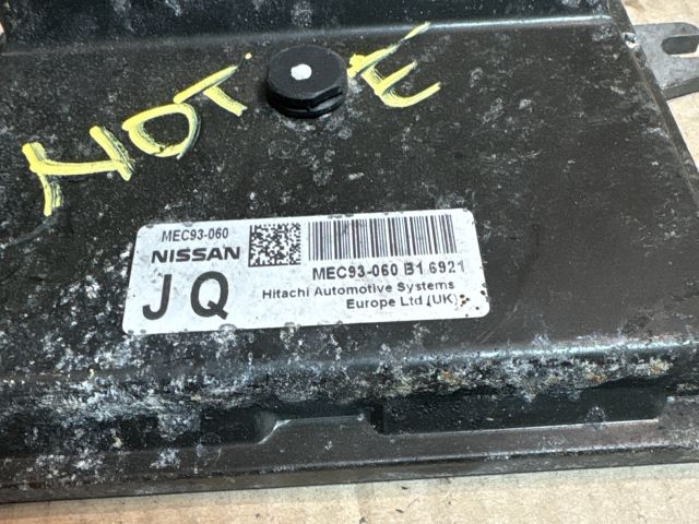 bontott NISSAN NOTE Motorvezérlő