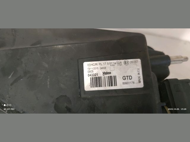 bontott NISSAN NOTE Bal Fényszóró