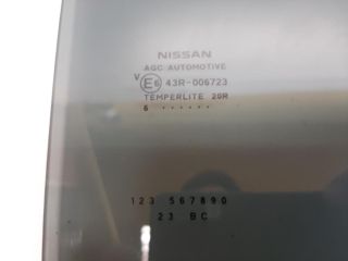 bontott NISSAN NOTE Jobb hátsó Ablak