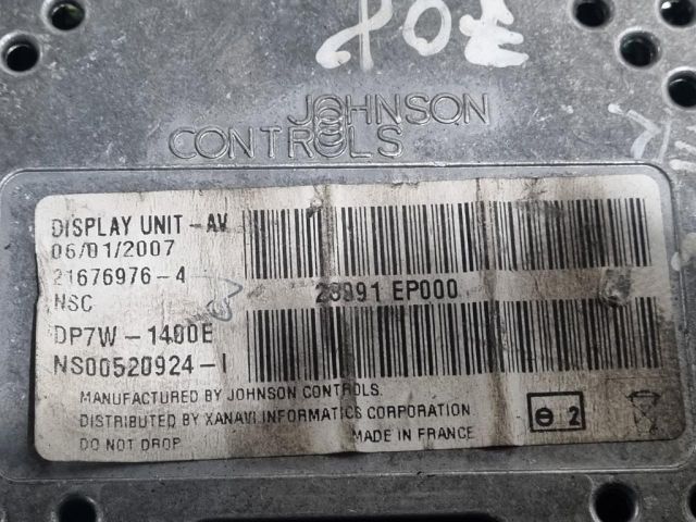 bontott NISSAN PATHFINDER Navigációs Fejegység