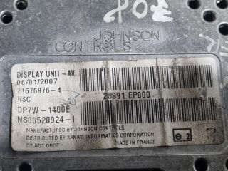 bontott NISSAN PATHFINDER Navigációs Fejegység