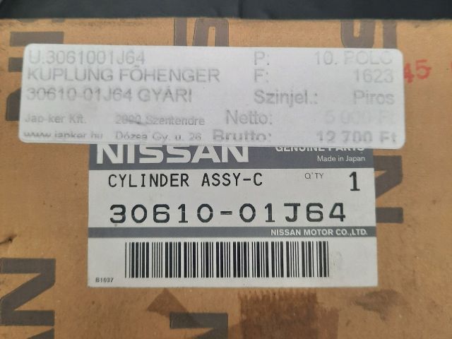 bontott NISSAN PATROL Kuplung Munkahenger