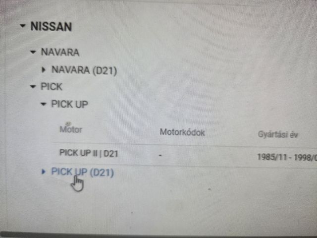 bontott NISSAN PICK UP Jobb Hátsó Lámpa