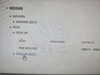 bontott NISSAN PICK UP Jobb Hátsó Lámpa