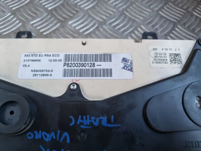 bontott NISSAN PRIMASTAR Kilométeróra