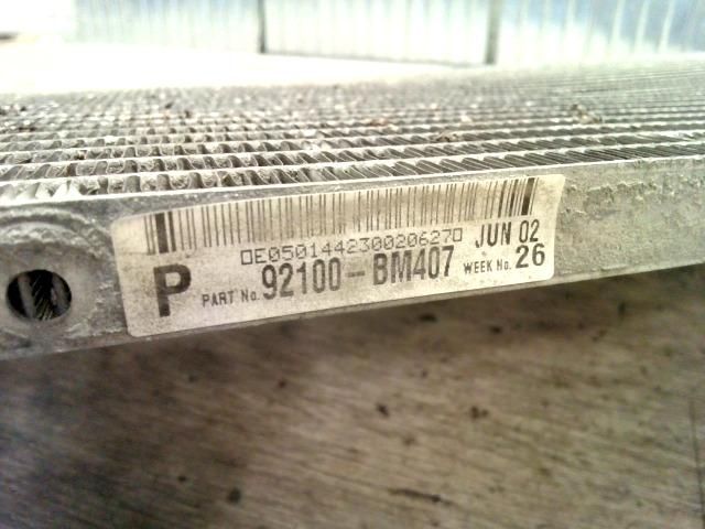 bontott NISSAN PRIMERA Klímahűtő Radiátor