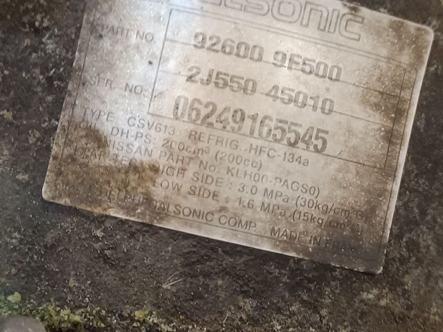 bontott NISSAN PRIMERA Klímakompresszor