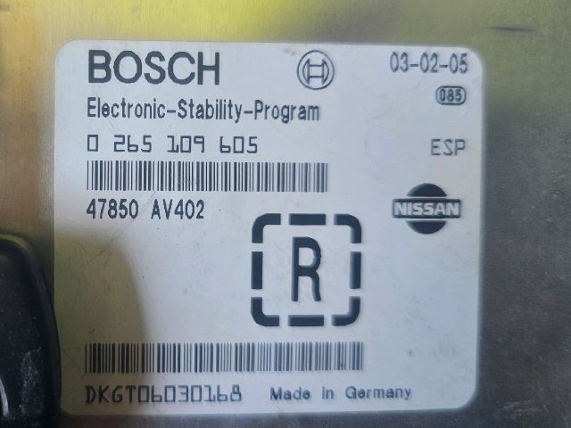 bontott NISSAN PRIMERA Menetstabilizátor Elektronika