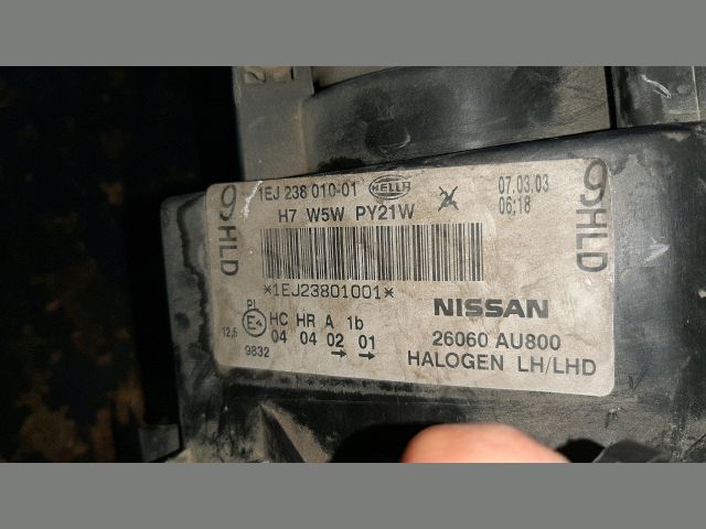 bontott NISSAN PRIMERA Bal Fényszóró