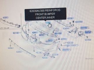 bontott NISSAN PRIMERA Első Lökhárító Merevítő (Fém)
