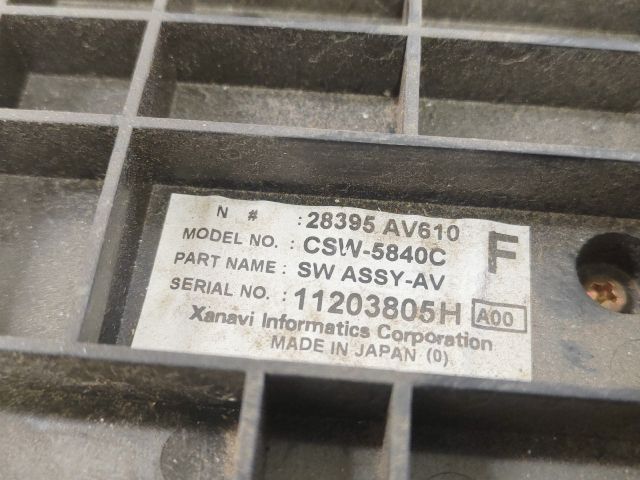 bontott NISSAN PRIMERA Fűtéskapcsoló (manuális klímás)