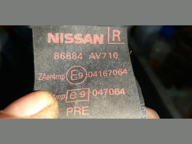 bontott NISSAN PRIMERA Jobb első Biztonsági Öv