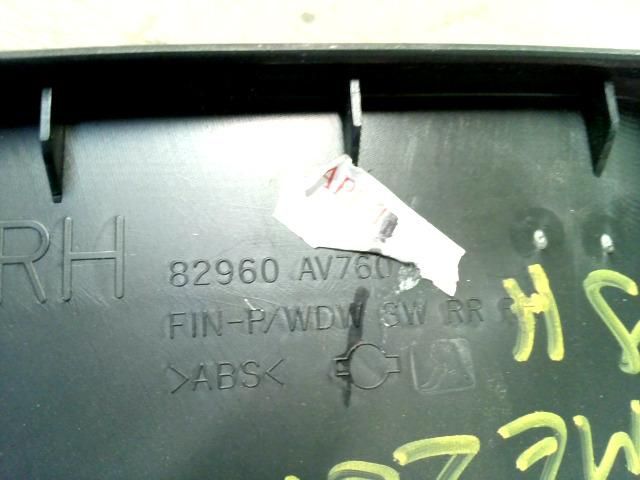 bontott NISSAN PRIMERA Jobb hátsó Ablakemelő Kapcsoló