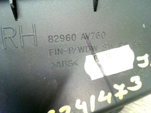 bontott NISSAN PRIMERA Jobb hátsó Ablakemelő Kapcsoló