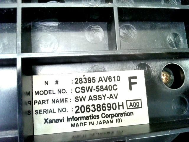 bontott NISSAN PRIMERA Kombinált Kapcsoló