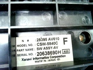 bontott NISSAN PRIMERA Kombinált Kapcsoló