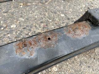 bontott NISSAN PULSAR Hátsó Lökhárító Merevítő (Fém)