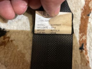 bontott NISSAN PULSAR Jobb hátsó Biztonsági Öv