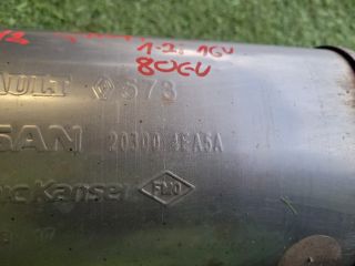 bontott NISSAN QASHQAI Komplett Kipufogó Rendszer