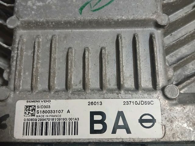 bontott NISSAN QASHQAI Motorvezérlő