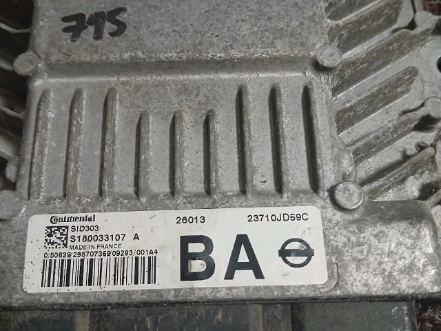 bontott NISSAN QASHQAI Motorvezérlő