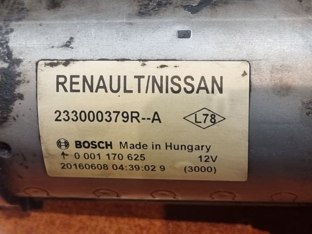 bontott NISSAN QASHQAI Önindító