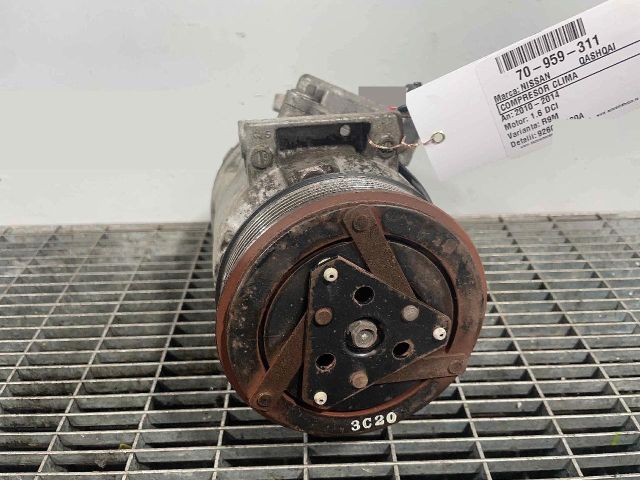 bontott NISSAN QASHQAI Klímakompresszor