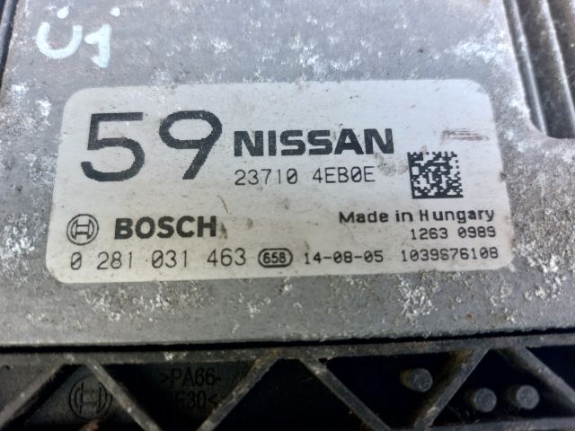 bontott NISSAN QASHQAI Motorvezérlő