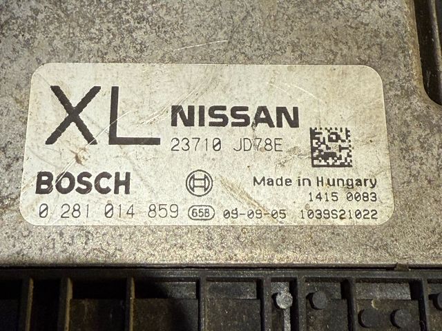 bontott NISSAN QASHQAI Motorvezérlő