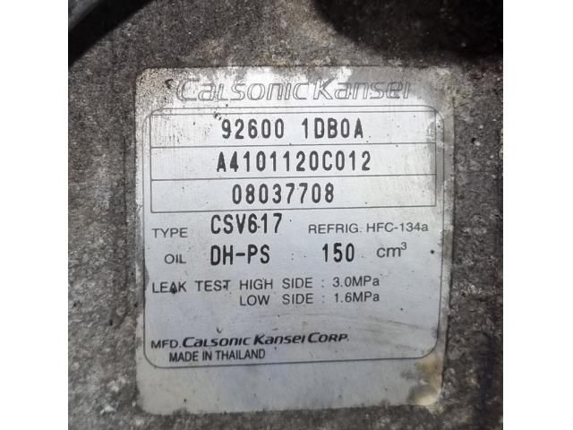 bontott NISSAN QASHQAI Klímakompresszor