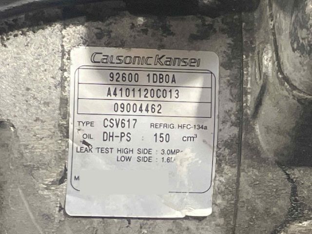 bontott NISSAN QASHQAI Klímakompresszor