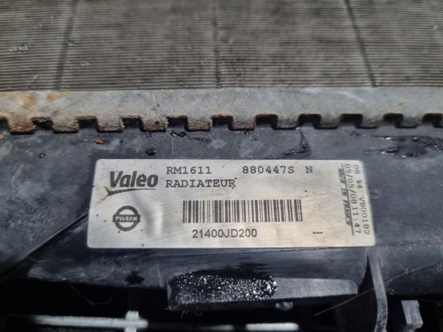 bontott NISSAN QASHQAI Vízhűtő Radiátor (Klímás)