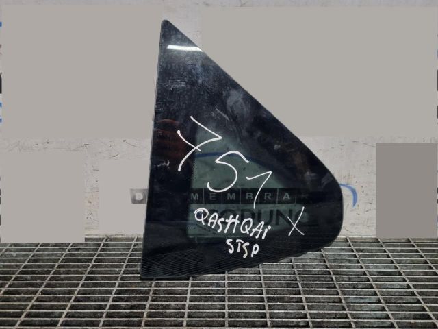 bontott NISSAN QASHQAI Bal C Oszlop Oldalablak Üveg