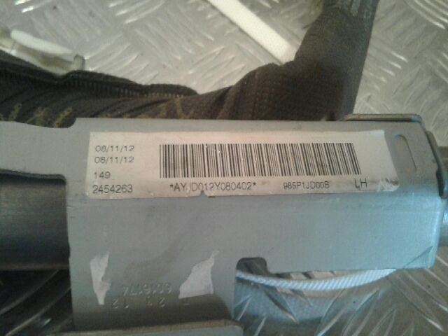 bontott NISSAN QASHQAI Bal első Függöny Légzsák