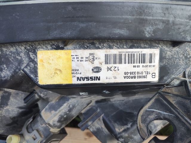 bontott NISSAN QASHQAI Bal Fényszóró