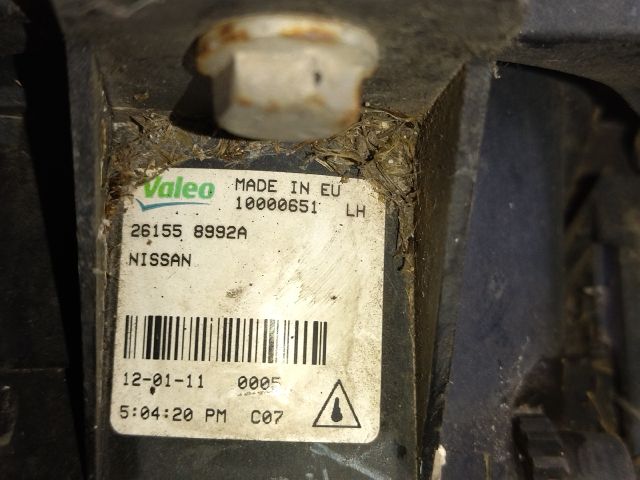 bontott NISSAN QASHQAI Bal Ködfényszóró