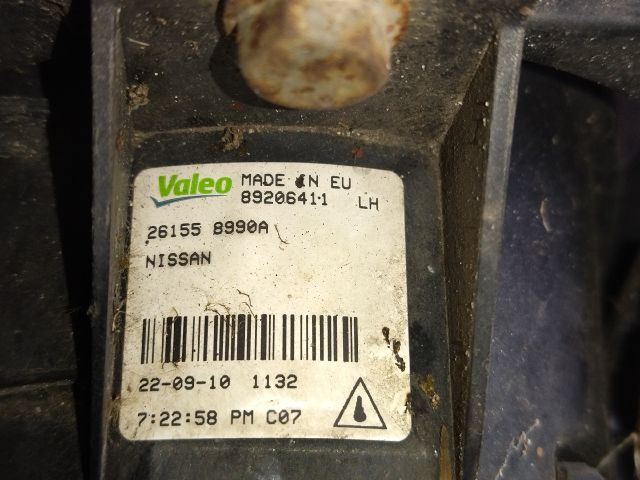 bontott NISSAN QASHQAI Bal Ködfényszóró