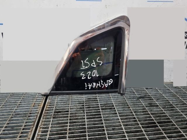 bontott NISSAN QASHQAI II Bal C Oszlop Oldalablak Üveg