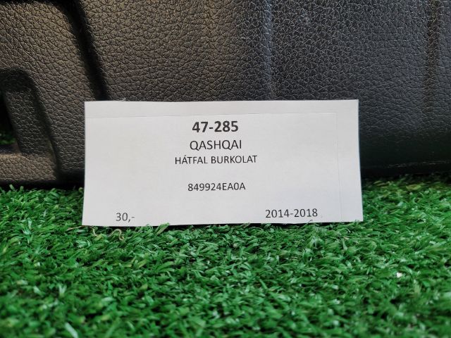 bontott NISSAN QASHQAI II Hátfal Burkolat