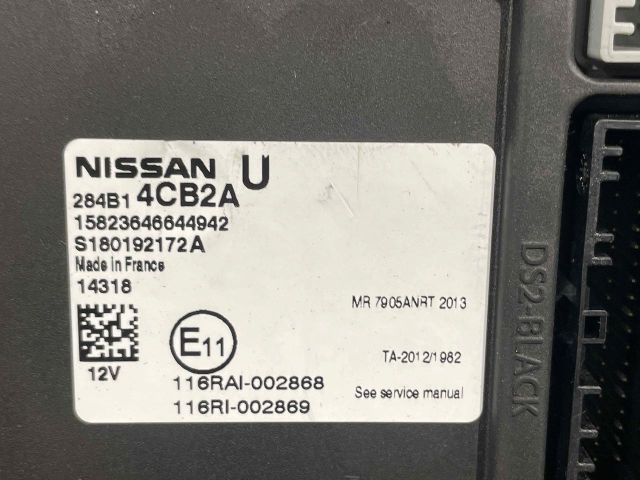 bontott NISSAN QASHQAI II Komfort Elektronika